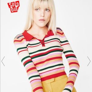 Multi-colored striped sweater! Never been worn!